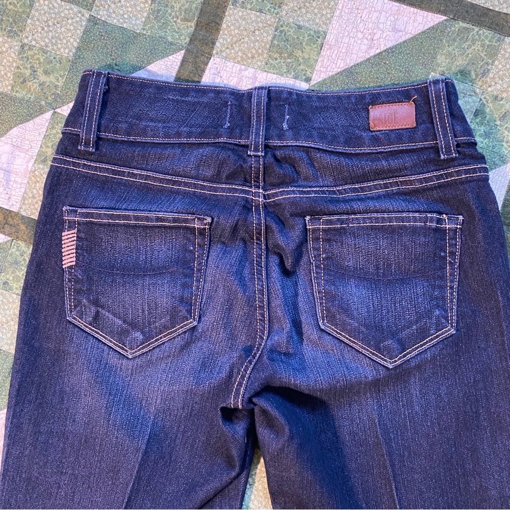 Paige Hidden Hills Straight Denim Cropped Capri Size 26 - Picture 8 of 12